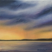 Lake Sunset Sky